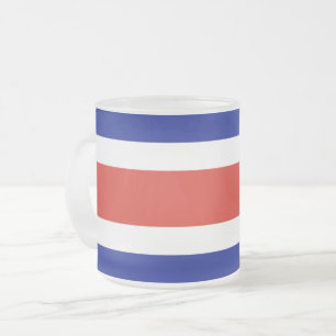 Fosco de caneca de vidro pequena com bandeira da C
