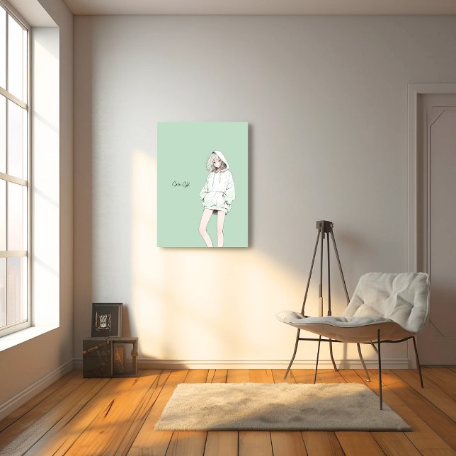 Foto 【シンプルイラスト】寿司娘ポスター Poster GenerativeAI (Criador carregado)