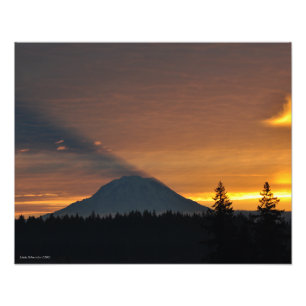 Foto 20X16 Monte Rainier e sua Sombra