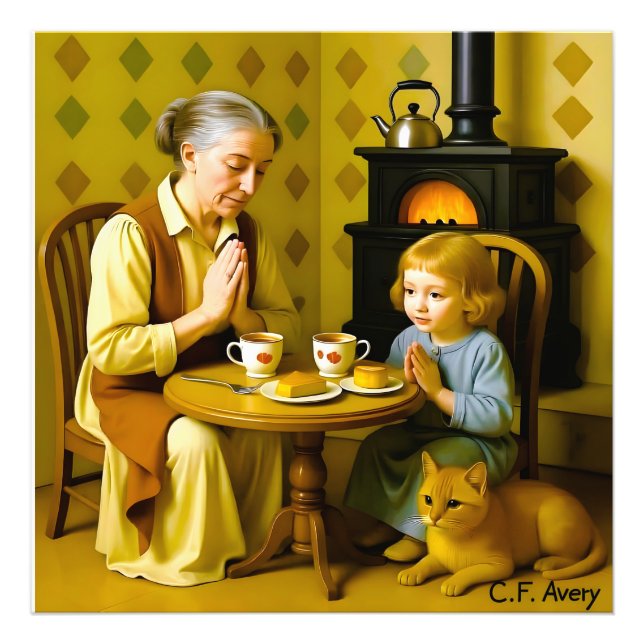 Foto 27.03" x 27.03" Grandma's House (Frente)