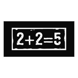 Foto 2 mais 2 é igual a 5