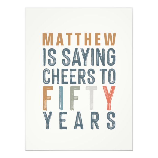 Foto 50º decoração da festa de aniversário (Frente)