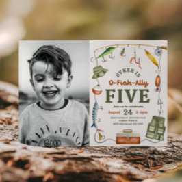 Foto: 5 de Pesca Convite de Aniversário