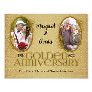 Foto 8-1/2x11 50th Colagem Annivosary Scrapbook