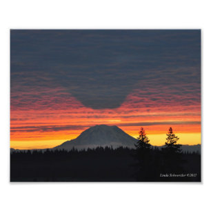 Foto 8X10 #12 Monte Rainier e é Sombra