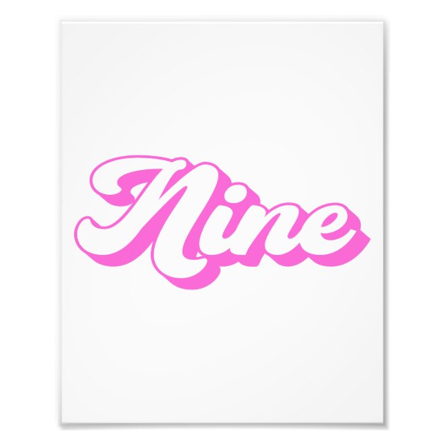 Foto 9.º aniversário da Retro Girl (Frente)