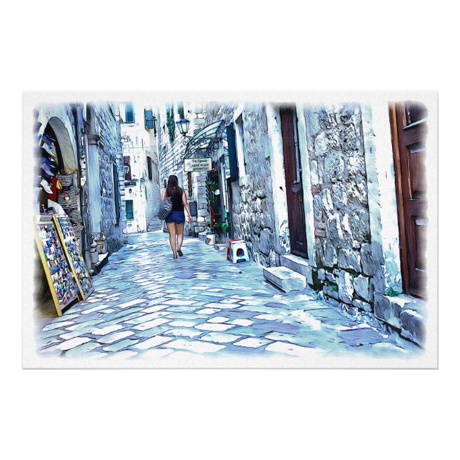 Foto A antiga cidade, Kotor, Montenegro (Frente)