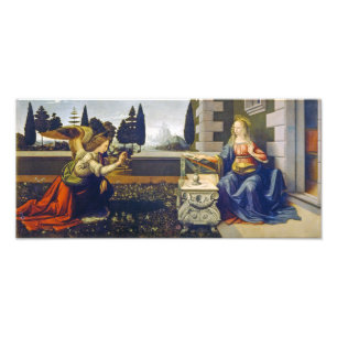 Foto A Anunciação Leonardo da Vinci