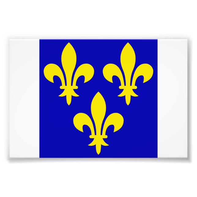 Foto A Bandeira Medieval da França (Frente)