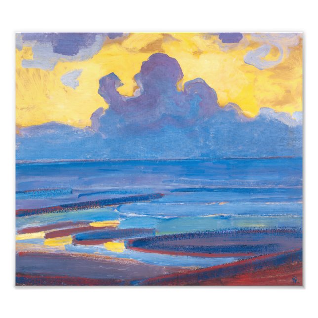 Foto À Beira-Mar | Piet Mondrian | (Frente)