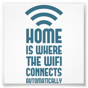 Foto A casa é o lugar onde WIFI conecta automaticament