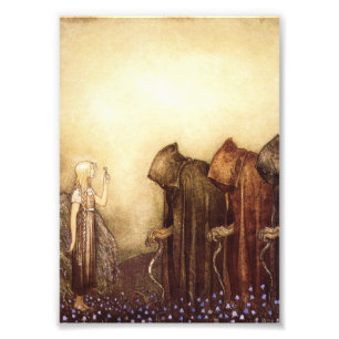 Foto “A Chave Dourada” John Bauer Aquarela