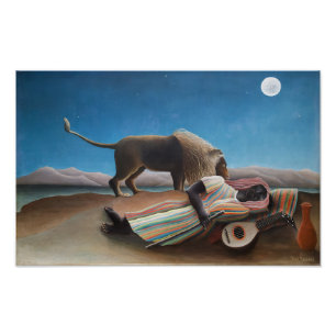 Foto A Cigana Adormecida Henri Rousseau
