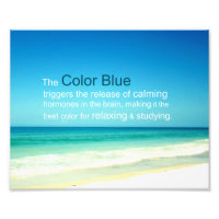 A cor azul de calmação do relaxamento do mar e do 