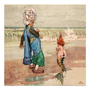 Foto “A Criança-Mer” por W Heath Robinson