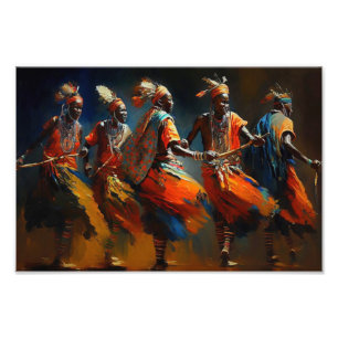 Foto A dança do Maasai, África