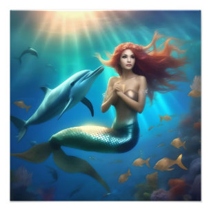 Foto "A Dança dos Oceanos: Uma Viagem de uma Sereia e G