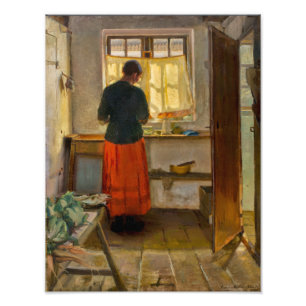 Foto A Empregada na Cozinha Anna Ancher