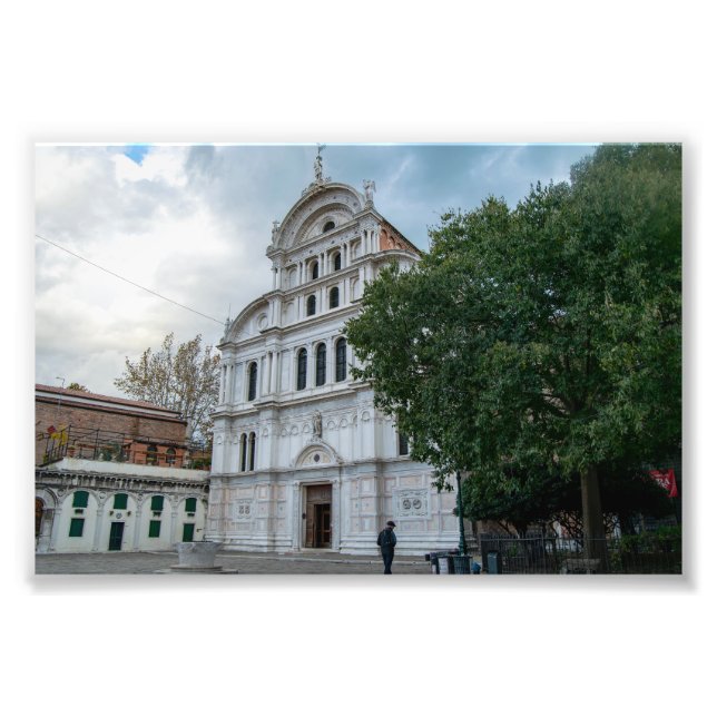 Foto A Fachada Renascentista da Igreja de San Zaccaria (Frente)