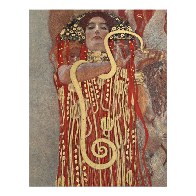 Foto A famosa pintura de Hygieia de Gustav Klimt. (Frente)