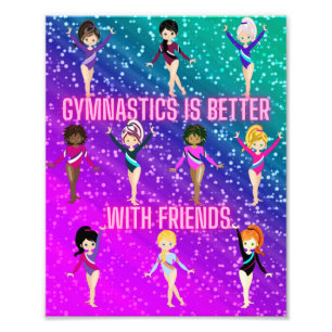 Foto A ginástica É Melhor Com Amigos Super Sparkle
