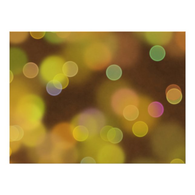 Foto A Golden Christmas Pattern on  Fawn Brown (Frente)