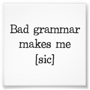 Foto A gramática má faz-me [o SIC]