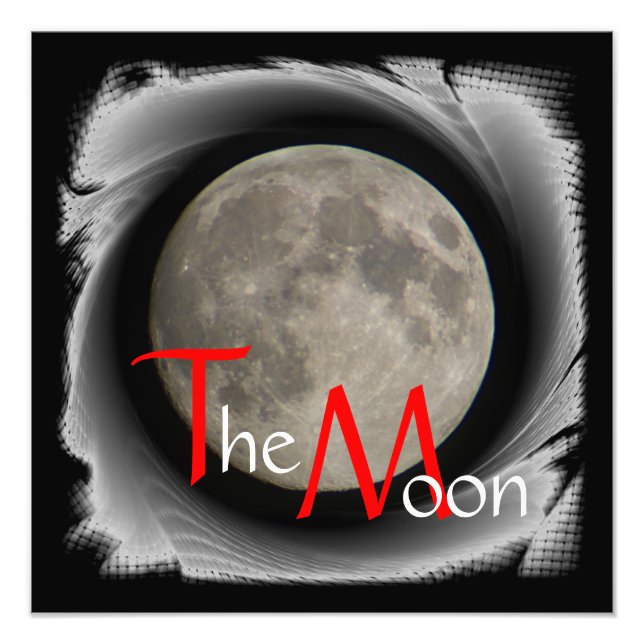 Foto A lua, la lune, la luna, posteres the moon (Frente)