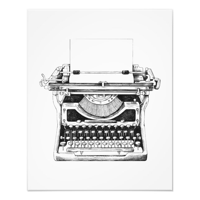 Foto A Máquina de Escrever Antiga (Frente)