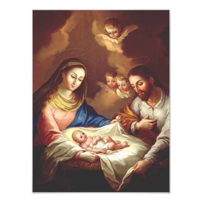 Foto A Natividade do Cristo de Jesus (Frente)