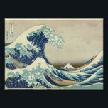 Foto A onda do Excelente de Kanagawa<br><div class="desc">O Excelente Wave de Kanagawa (Literalmente: "Sob uma Onda de Kanagawa"), Parte da série Trinta e seis Vistas do Monte Fuji, n.º 21. Primeira publicação: entre 1826 e 1833. Impressão de bloco de madeira colorido.</div>