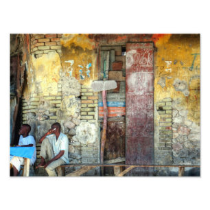 Foto A parede colorida