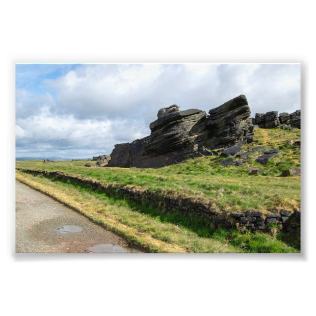 Foto A Pedra da Chuva, Blackstone Edge (Frente)