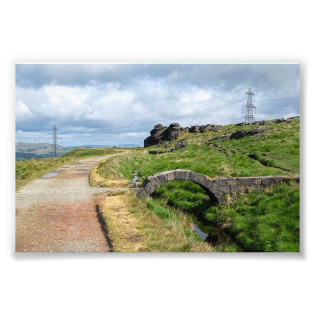 Foto A Pedra da Chuva, Blackstone Edge (Frente)