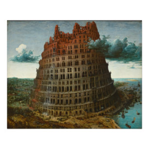 Foto A pequena torre de Babel de Pieter Bruegel