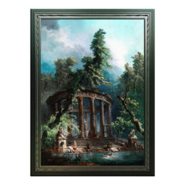 Foto A Piscina de banho de Hubert Robert segundo Editio