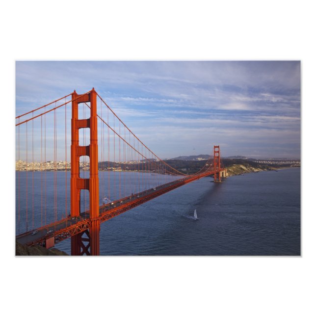 Foto A Ponte Golden Gate a partir do Marin (Frente)