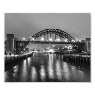 Foto A Ponte Tyne à Noite