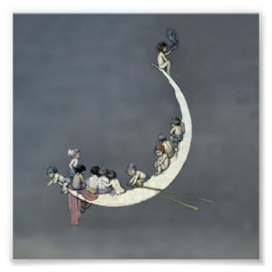 Foto “A Primeira Viagem da Lua” por W Heath Robinson
