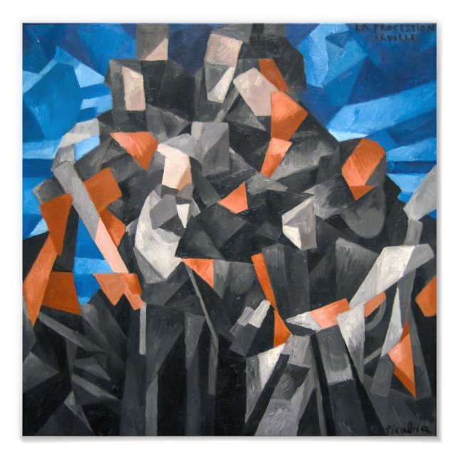 Foto A procissão, Sevilha | Francis Picabia | (Frente)