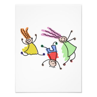 Foto A própria pintura da sua criança