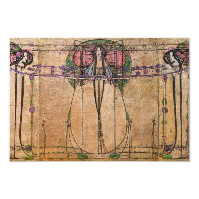 Foto A Rainha de maio por Margaret Macdonald Mackintosh (Frente)