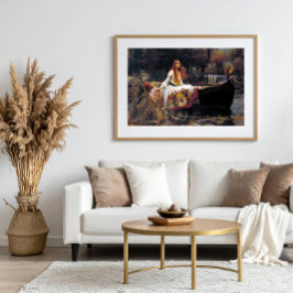 Foto A Senhora de Shalott 1888 John William Waterhouse