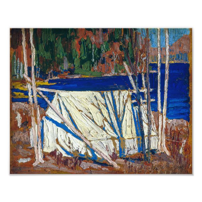 Foto A tenda | Tom Thomson | (Frente)