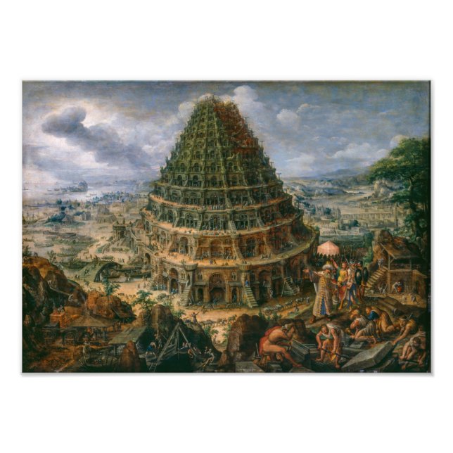 Foto A Torre De Babel | Marten van Valckenborch | (Frente)