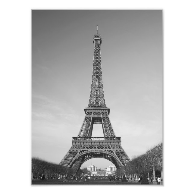Foto A Torre Eiffel em Paris, Impressão França (Frente)