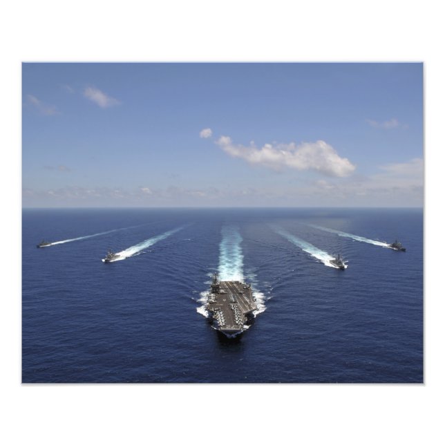 Foto A transportadora aérea USS Abraham Lincoln 2 (Frente)
