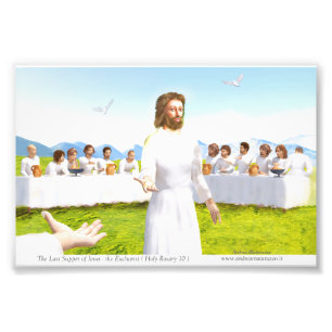 Foto A Última Ceia de Jesus - Eucaristia