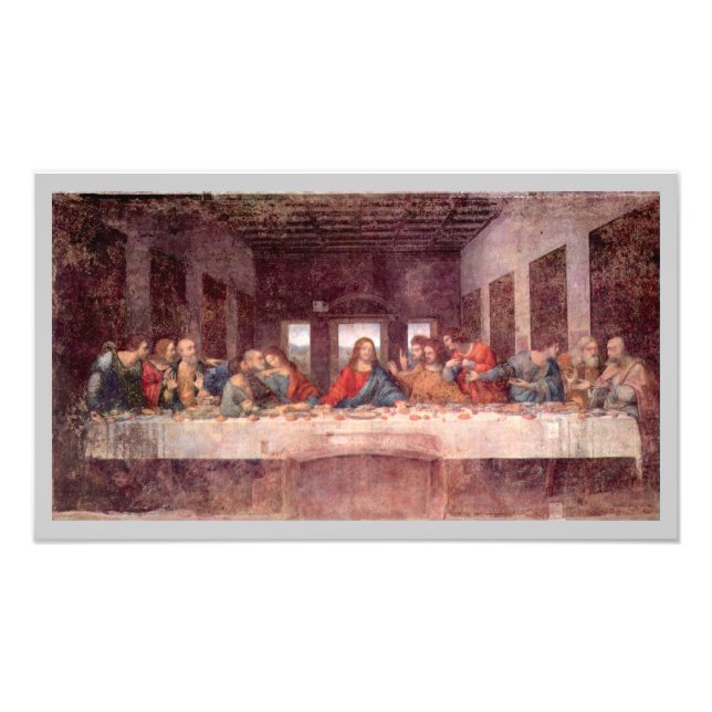 Foto A Última Ceia de Leonardo da Vinci (Frente)