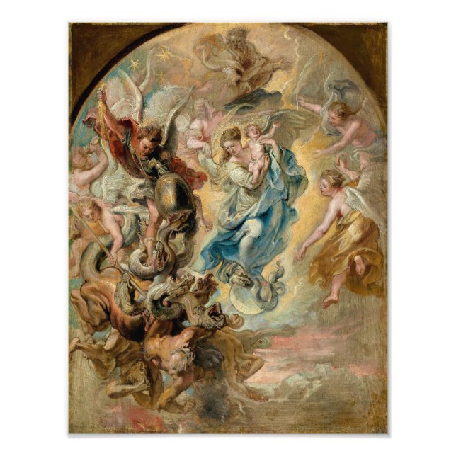 Foto A Virgem como Mulher do Apocalipse | Rubens | (Frente)